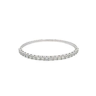 14K GOLD LAB GROWN DIAMOND FLEXIBLE BANGLE (2.00TCW-10.00TCW)