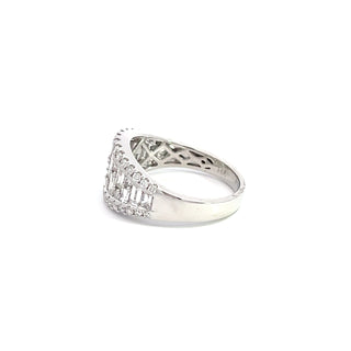 14K WHITE GOLD DIAMOND RING 1.50CT