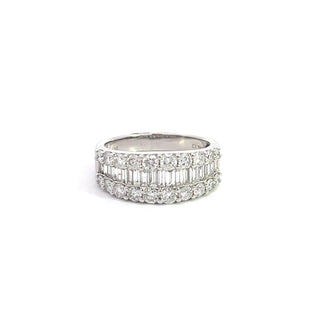 14K WHITE GOLD DIAMOND RING 1.50CT
