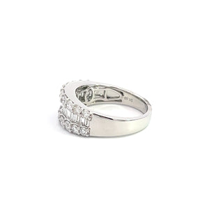 14K WHITE GOLD DIAMOND RING 1.50CT