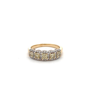 14K YELLOW GOLD YELLOW DIAMOND RING 1.20 CTS