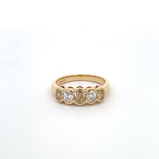 14K YELLOW GOLD YELLOW DIAMOND RING 1.50 CTS