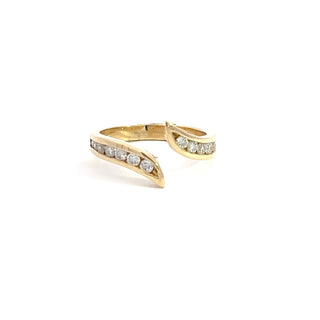 14K YELLOW GOLD DIAMOND FASHION RING 0.50CTS