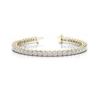 14K GOLD LAB GROWN DIAMOND TENNIS BRACELET (2.00TCW-15.00TCW)