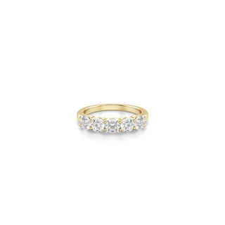 14K GOLD LAB GROWN DIAMOND BAND 5 STONE (1.00TCW-2.50TCW)