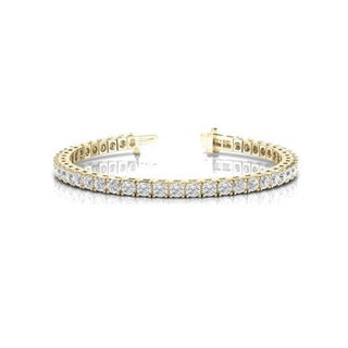 14K GOLD LAB GROWN DIAMOND TENNIS BRACELET (2.00TCW-15.00TCW)
