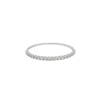 14K GOLD LAB GROWN DIAMOND FLEXIBLE BANGLE (2.00TCW-10.00TCW)
