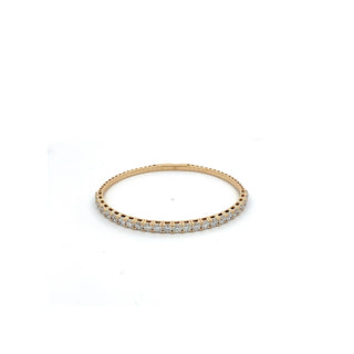 14K GOLD LAB GROWN DIAMOND FLEXIBLE BANGLE (2.00TCW-10.00TCW)