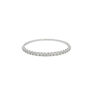 14K GOLD LAB GROWN DIAMOND FLEXIBLE BANGLE (2.00TCW-10.00TCW)