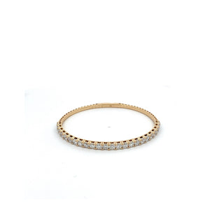 14K GOLD LAB GROWN DIAMOND FLEXIBLE BANGLE (2.00TCW-10.00TCW)