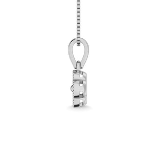 14K White Gold Diamond 1/5 Ct.Tw. Fashion Pendant