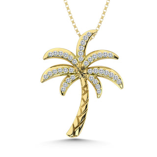 14K White Gold Diamond 1/10 Ct.Tw. Fashion Pendant