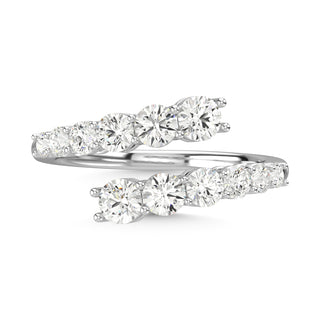 14K White Gold Diamond 1 Ct.Tw. Fashion Ring