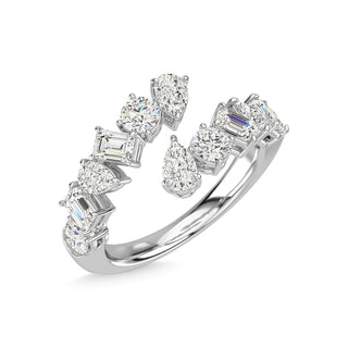 14K White Gold Diamond 1 7/8 Ct.Tw Fashion Ring