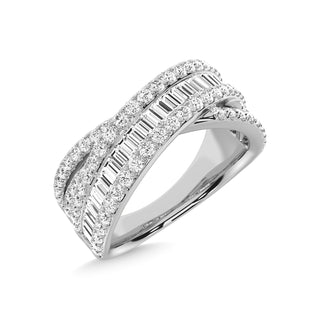 14K White Gold Diamond 1 Ct.Tw. Fashion Ring