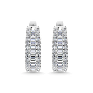 Diamond 2 Ct.Tw. Fashion Earrings in 14K White Gold