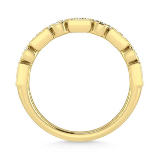 14K Yellow Gold Diamond 1/2 Ct.Tw. Fashion Ring
