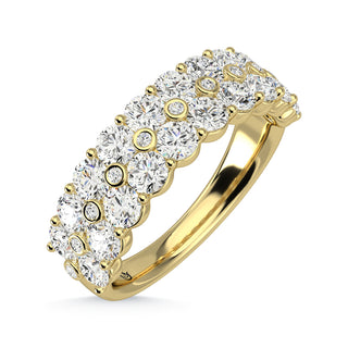 14K Yellow Gold Diamond 2 Ct.Tw. Ladies Fashion Band