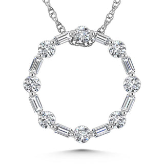 14K White GoldDiamond 5/8 Ct.Tw. Fashion Pendant