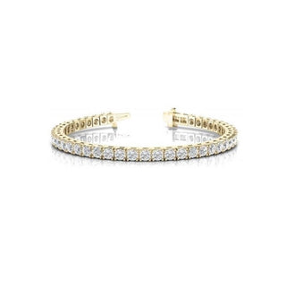 14K GOLD LAB GROWN DIAMOND TENNIS BRACELET (2.00TCW-15.00TCW)