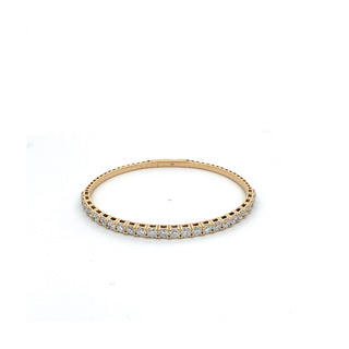 14K GOLD LAB GROWN DIAMOND FLEXIBLE BANGLE (2.00TCW-10.00TCW)