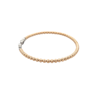 14K DIAMOND FLEXIBLE BANGLE 0.30CT
