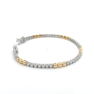 14K LAB GROWN DIAMOND BRACELET 3.00CT