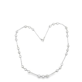 14K W/G DIAMONDS BY THE YARD 3 STATIONS 3.50 CT