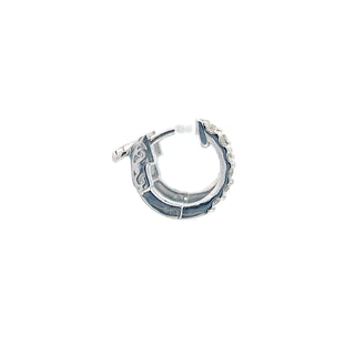 14K DIAMOND INSIDE OUT HOOP EARRINGS 0.50 CARATS