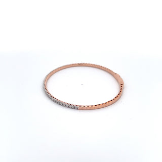 14K DIAMOND FLEXIBLE BANGLE 1.00 CARAT
