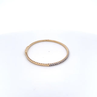 14K DIAMOND FLEXIBLE BANGLE 1.25 CARATS