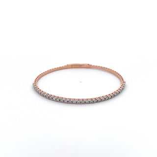 14K DIAMOND FLEXIBLE BANGLE 1.50 CARATS