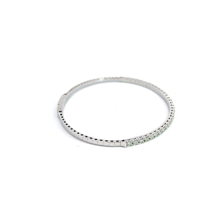 14K DIAMOND FLEXIBLE BANGLE 1.50 CARATS