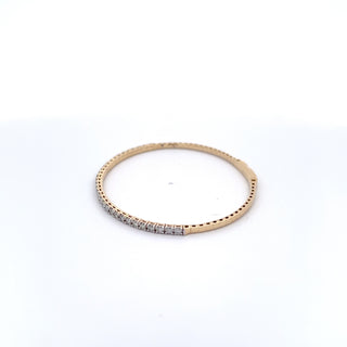 14K DIAMOND FLEXIBLE BANGLE 1.50 CARATS