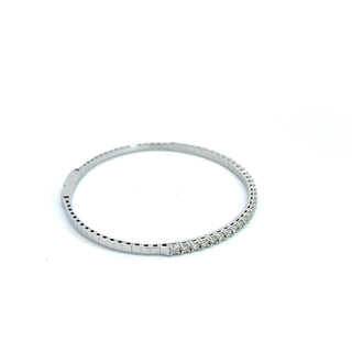 14K DIAMOND FLEXIBLE BANGLE 1.75 CARATS