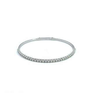 14K DIAMOND FLEXIBLE BANGLE 1.75 CARATS