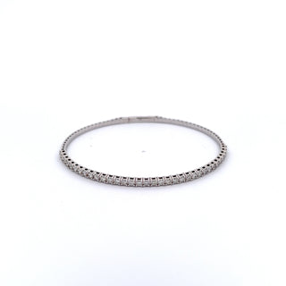 14K DIAMOND FLEXIBLE BANGLE 2.00 CARATS