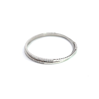 14K DIAMOND FLEXIBLE BANGLE 2.25 CARATS - SP