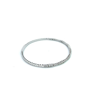 14K DIAMOND FLEXIBLE BANGLE STYLE 252