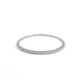 14K DIAMOND FLEXIBLE BANGLE 3.00 CARATS