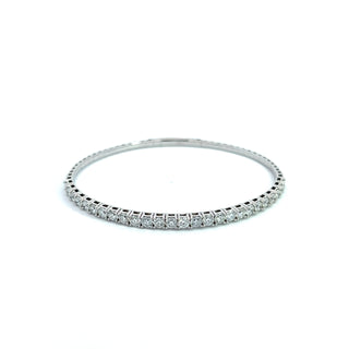 14K DIAMOND FLEXIBLE BANGLE 3.50 CARATS