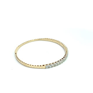 14K DIAMOND FLEXIBLE BANGLE 3.75 CARATS