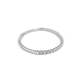 14K DIAMOND FLEXIBLE BANGLE 4.25 CARATS