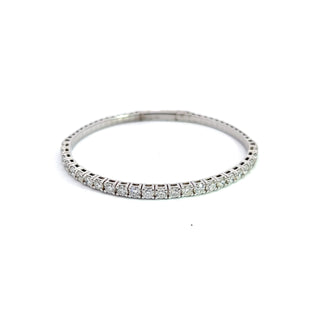 14K DIAMOND FLEXIBLE BANGLE 4.25 CARATS