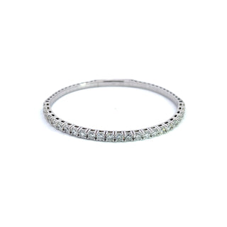 14K DIAMOND FLEXIBLE BANGLE 5.25 CARATS