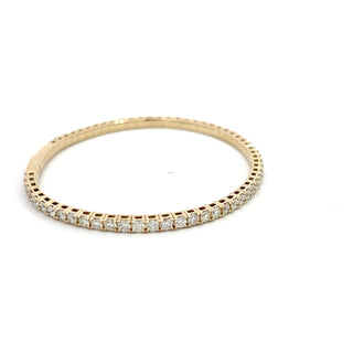 14K Y/G FLEXIBLE BANGLE 5.50CT