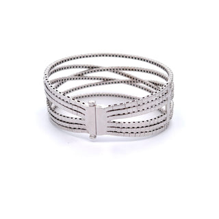 14K DIAMOND FLEXIBLE BANGLE STYLE SP6