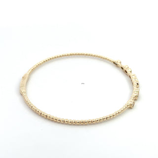 14K DIAMOND FLEXIBLE BANGLE 0.50CT