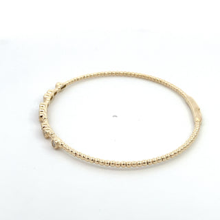 14K DIAMOND FLEXIBLE BANGLE 0.50CT