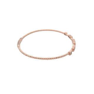 14K DIAMOND FELXIBLE BANGLE 0.50CT